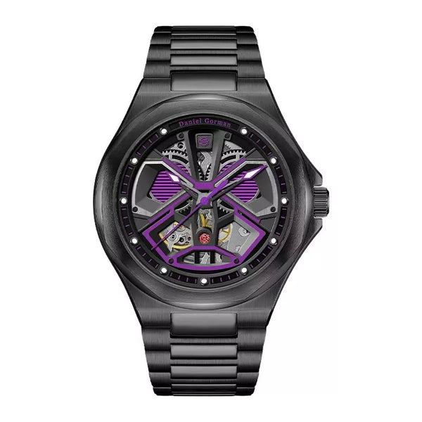 Relógio Singularity Nebula – Mecânico Automático Roxo Premium
